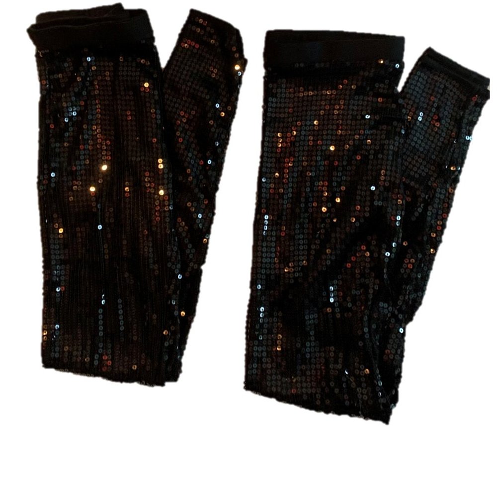 NWOT 2 pair Sequin Tights SZ S
